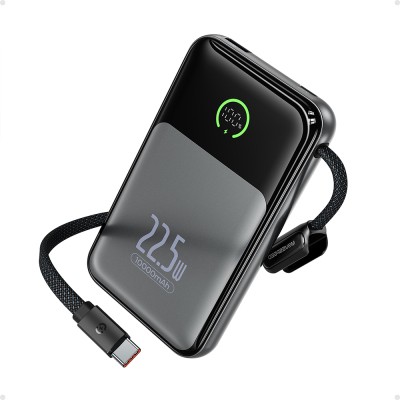 Movespeed MSP19 Pro Dijital LED Göstergeli Type-C Kablolu Powerbank 22.5W 10.000mAh - 12