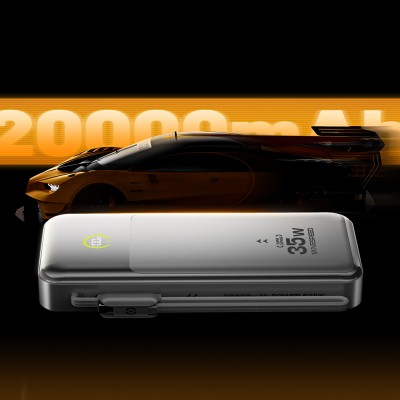Movespeed MSP20 Dijital LED Göstergeli Type-C Kablolu Powerbank 35W 20.000mAh - 14
