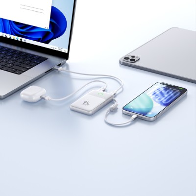 Movespeed MSP20 Pro 20,000mAh 45W Power Bank with Digital LED Display and Built-in Type-C Cable - 10