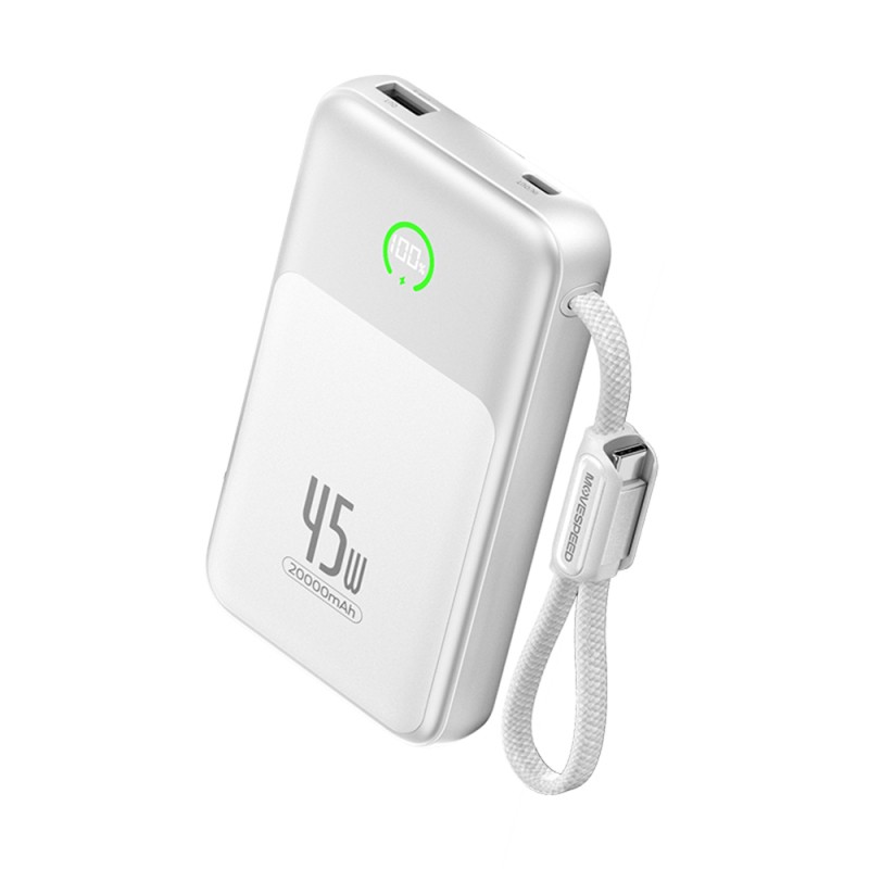 Movespeed MSP20 Pro Dijital LED Göstergeli Type-C Kablolu Powerbank 45W 20.000mAh - 5