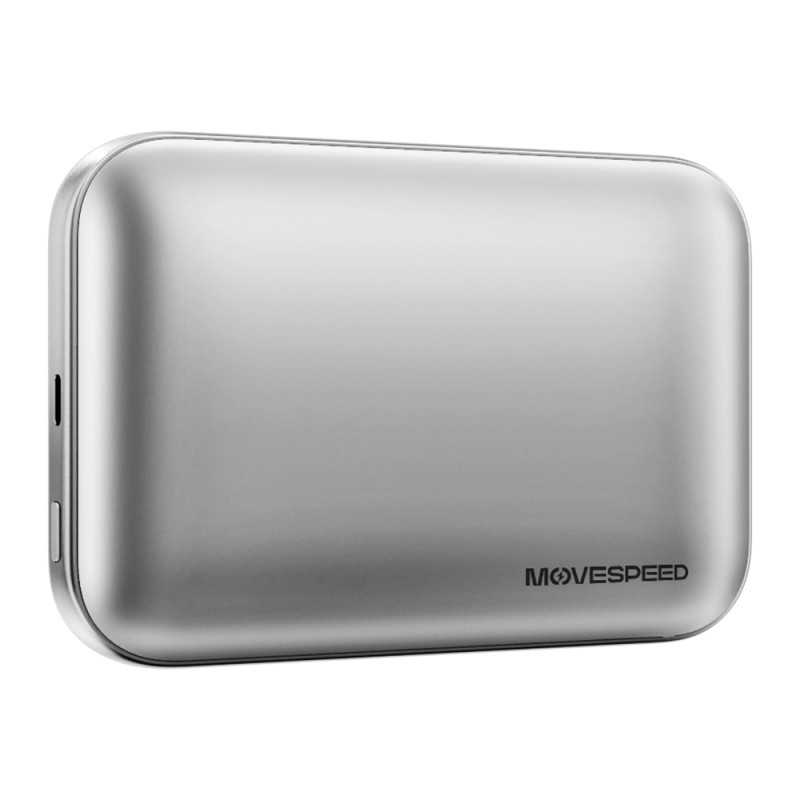 Movespeed MSPD10 PSSD Powerbank Feature Magnetic 5000mAh 2in1 SSD 4K ProRes Supported 4TB USB3.2 Portable External Disk - 5