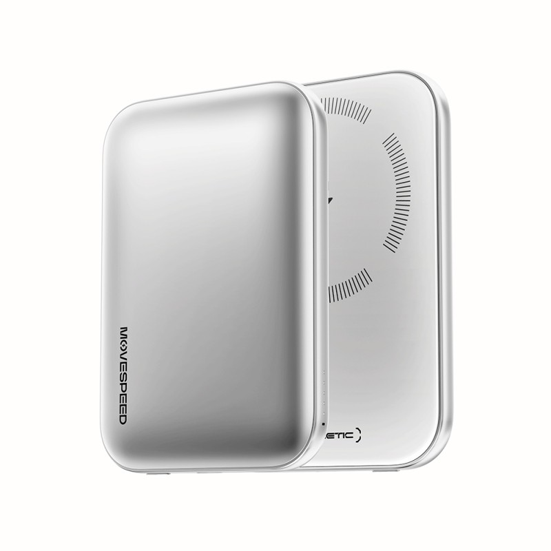 Movespeed MSPD10 PSSD Powerbank Özellikli Manyetik 5000mAh 2in1 SSD 4K ProRes Destekli 4TB USB3.2 Taşınabilir Harici Disk - 1