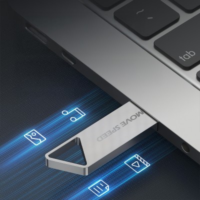 Movespeed TSJ64G Yüksek Hızlı Metal Flash Bellek USB 3.1 64GB - 8