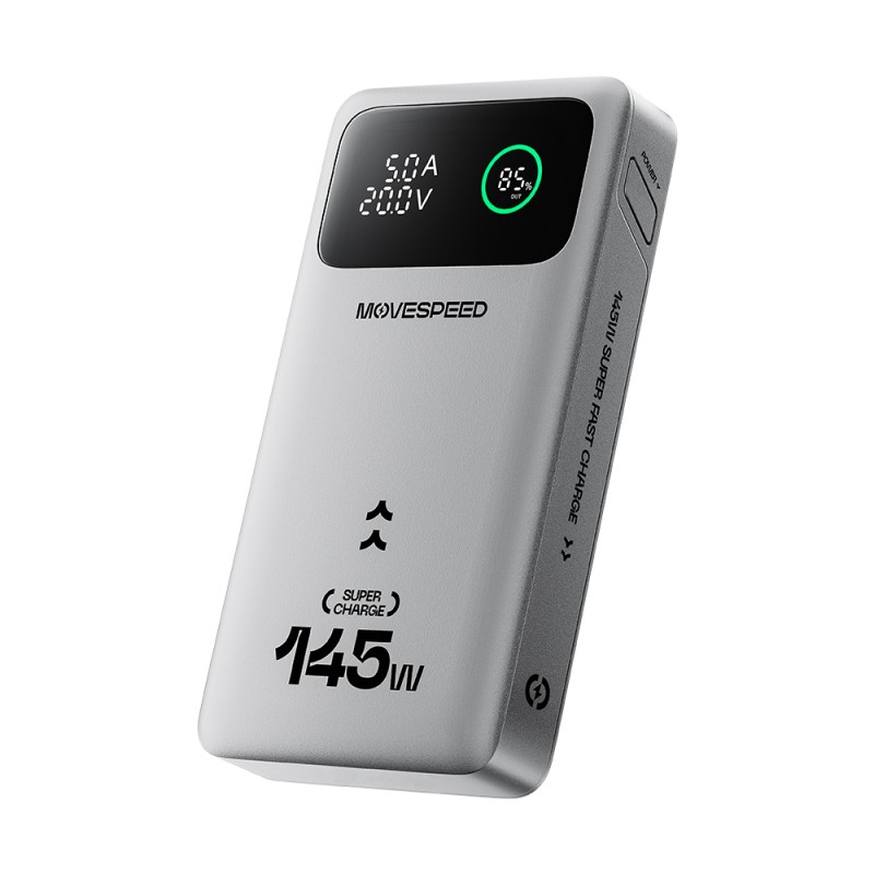 Movespeed YSPBM25 Pro 25,000mAh PD 145W Power Bank with Fast Charging and Digital LED Display - 4