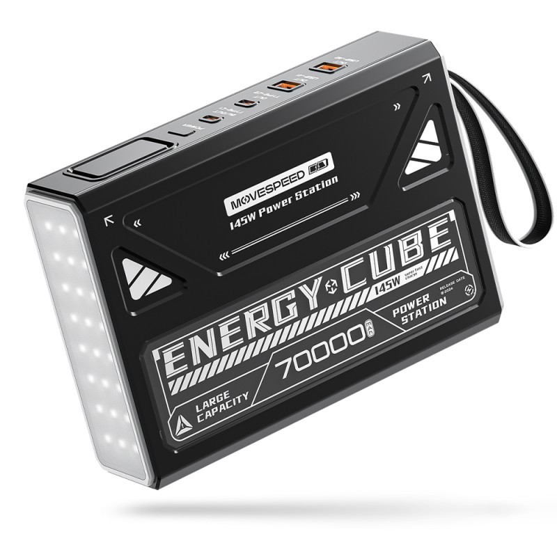 Movespeed YSPBZ70 Pro Max Hızlı Şarj Özellikli Dijital LED Göstergeli Powerbank 145W 70.000mAh - 4