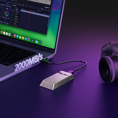 Movespeed YSPSCK20 PSSD Manyetik iPhone SSD M-safe Bağlantılı 4K ProRes Destekli Taşınabilir Harici Disk 4TB 2000MB/s - 7