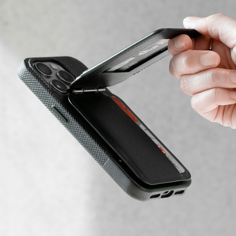 Native Union Active Series M-Safe Compatible Standed Leather-Look 4-Slot Card Holder - 10