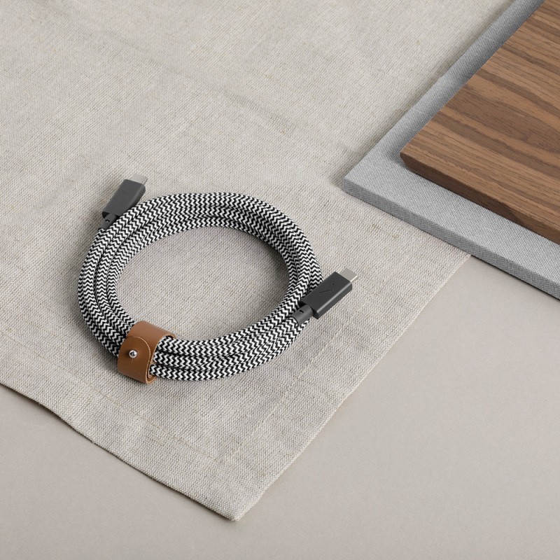 Native Union Belt Pro Serisi Type-C to Type-C Şarj Kablosu 240W 2.4M - 16