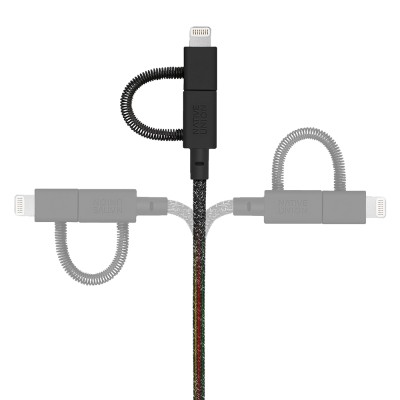 Native Union Belt Series 3-in-1 USB-A to Type-C - Lightning - Micro Charging Cable 2M - 11