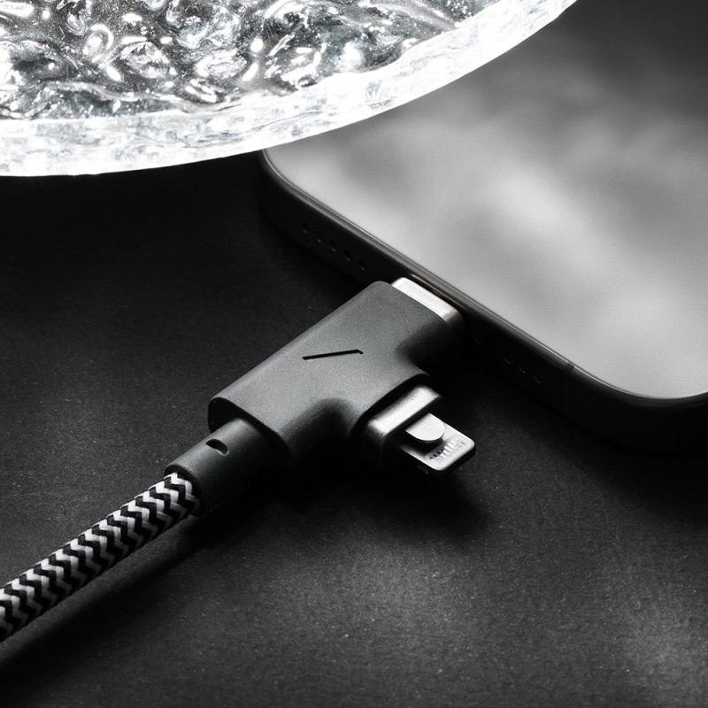 Native Union Belt Series Duo Pro Type-C to Type-C - Lightning Charging Cable 240W 2.4M - 11