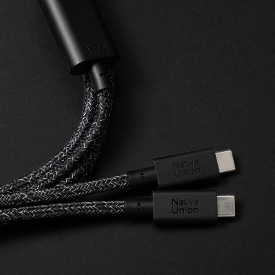Native Union Belt Series PD 2-in-1 Type-C to Type-C Fast Charging and Data Cable 140W 2M - 5