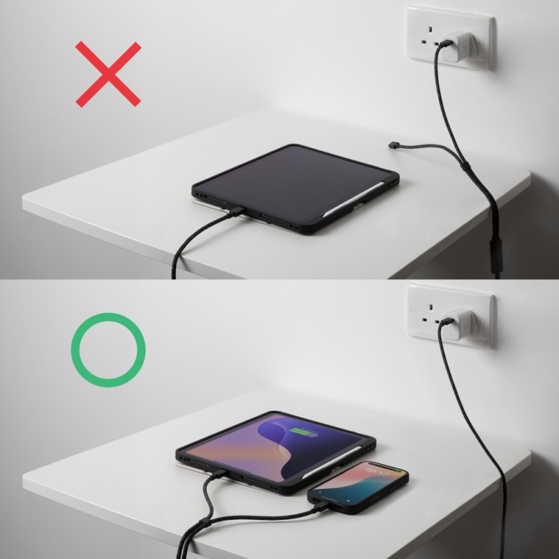 Native Union Belt Serisi PD 2in1 Type-C To Type-C Hızlı Şarj Özellikli Şarj ve Data Kablosu 140W 2M - 11