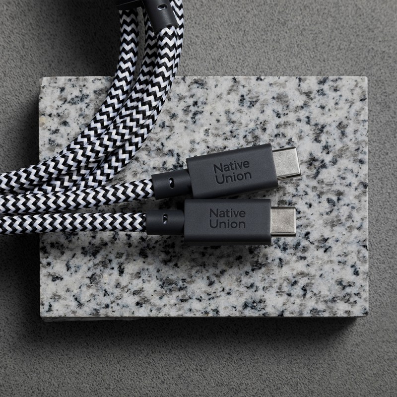 Native Union Belt Serisi PD 2in1 Type-C To Type-C Hızlı Şarj Özellikli Şarj ve Data Kablosu 140W 2M - 14