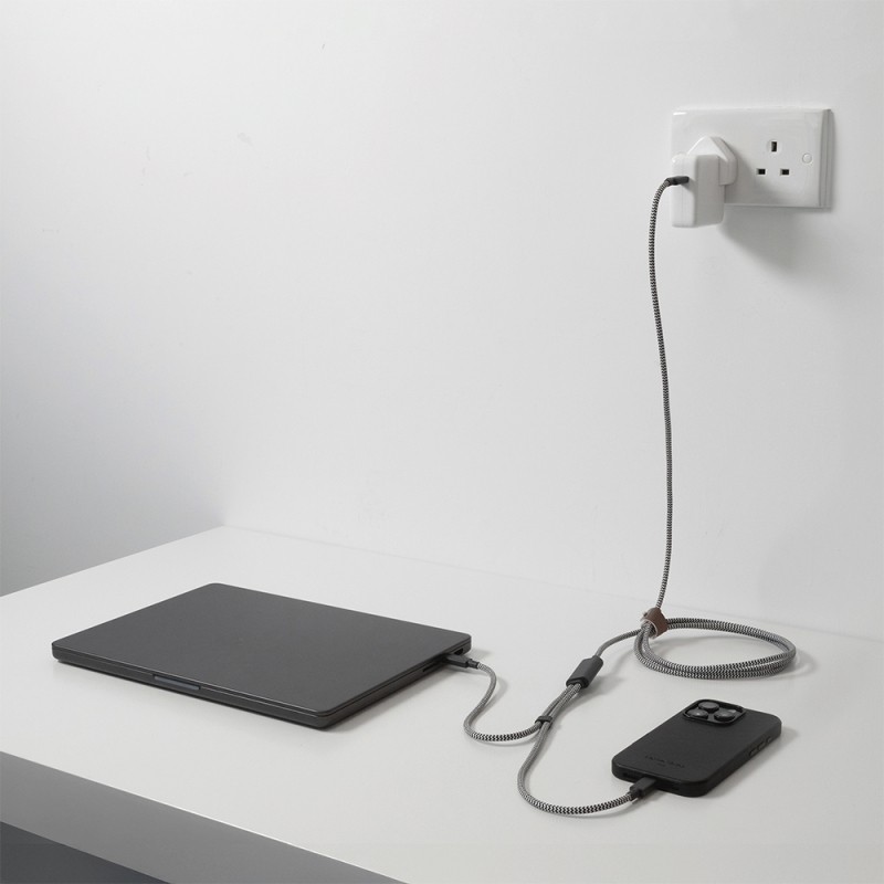 Native Union Belt Serisi PD 2in1 Type-C To Type-C Hızlı Şarj Özellikli Şarj ve Data Kablosu 140W 2M - 15