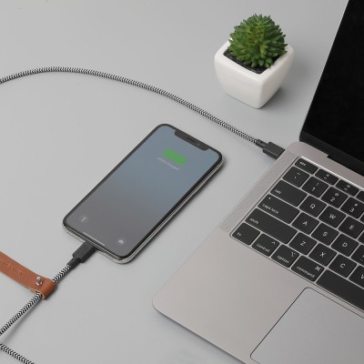 Native Union Belt Serisi Type-C to Lightning Şarj Kablosu 1.2M - 2