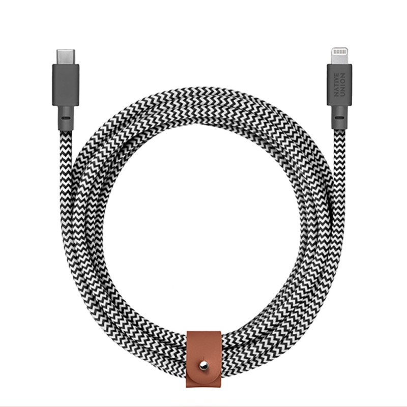 Native Union Belt Serisi Type-C to Lightning Şarj Kablosu 3M - 3