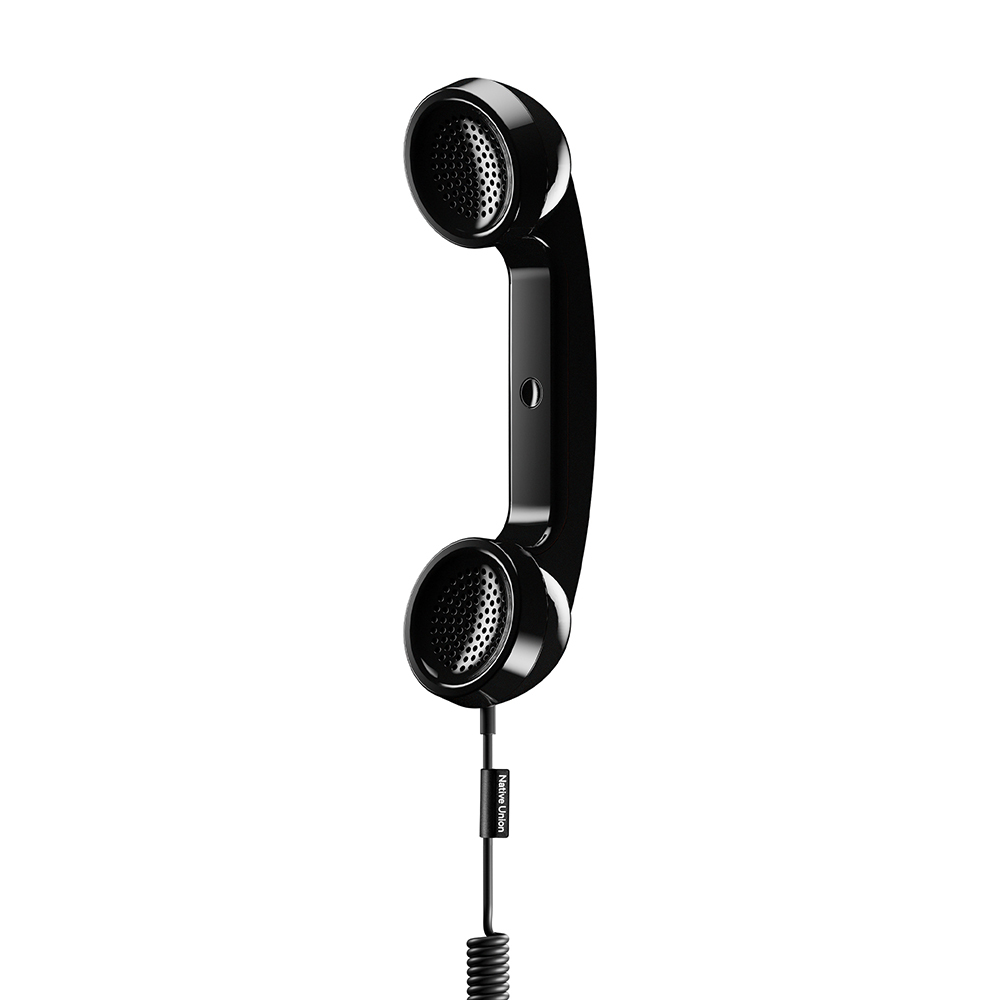 Native Union POP Phone Type-C Portlu Retro Telefon Ahizesi - Siyah
