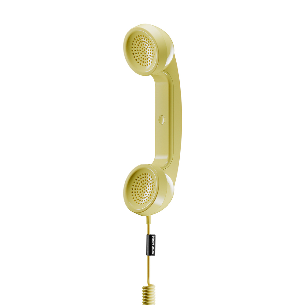 Native Union POP Phone Type-C Portlu Retro Telefon Ahizesi - Sarı