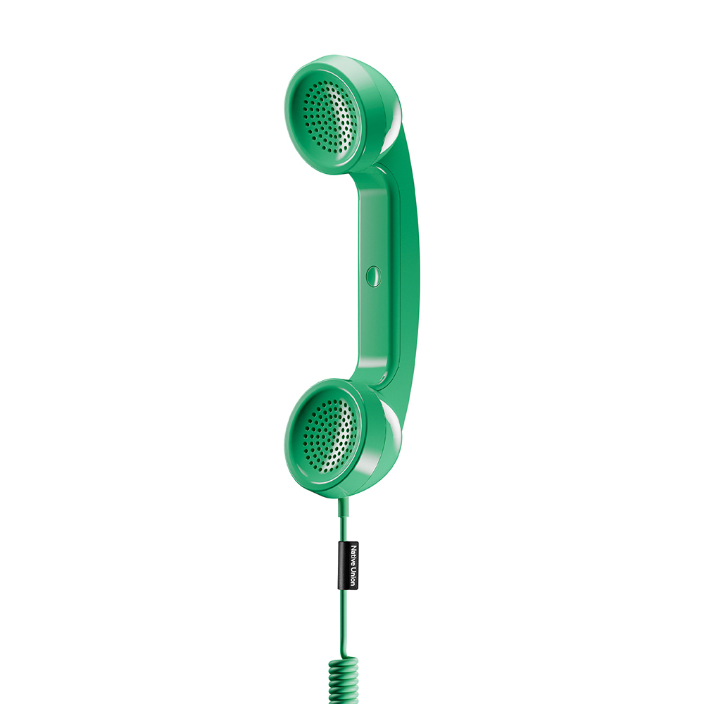 Native Union POP Phone Type-C Portlu Retro Telefon Ahizesi - Yeşil