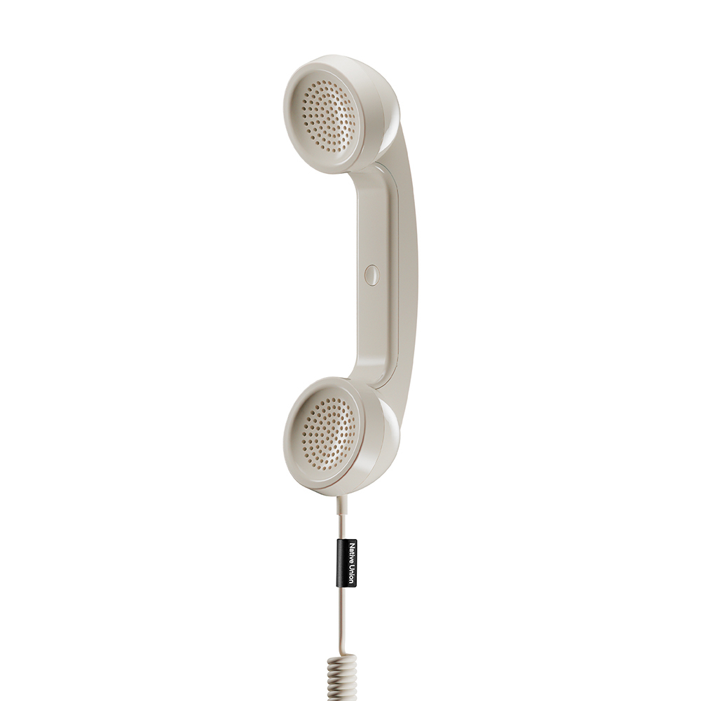 Native Union POP Phone Type-C Portlu Retro Telefon Ahizesi - Krem