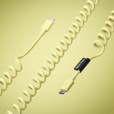 Native Union POP Series Type-C to Type-C Spiral Charging Cable 60W 2.4M - 14