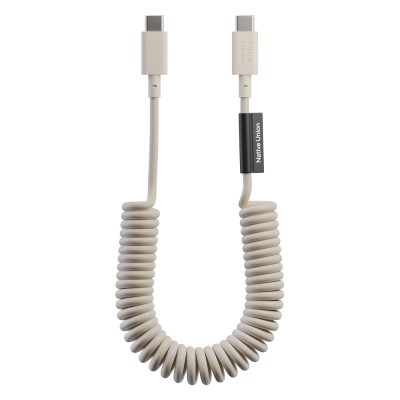 Native Union POP Serisi Type-C to Type-C Spiralli Şarj Kablosu 60W 1.2M - 6