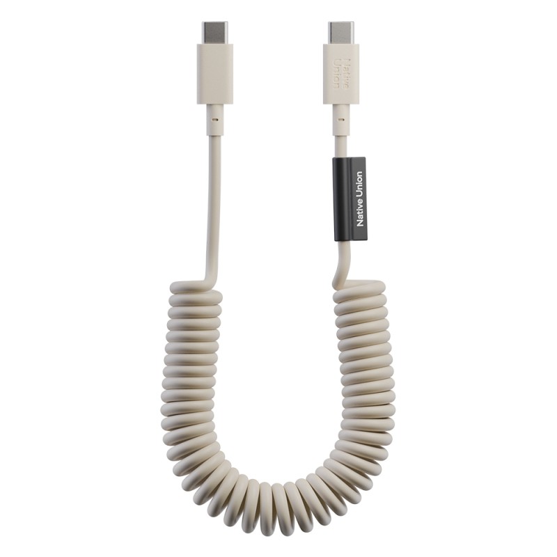 Native Union POP Serisi Type-C to Type-C Spiralli Şarj Kablosu 60W 1.2M - 6