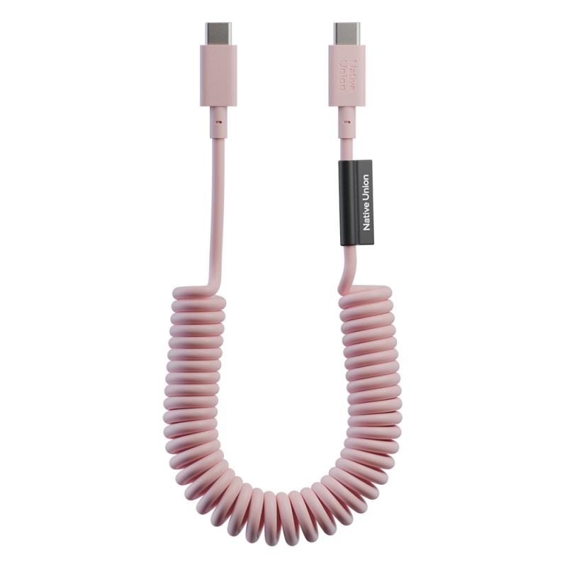 Native Union POP Serisi Type-C to Type-C Spiralli Şarj Kablosu 60W 1.2M - 8