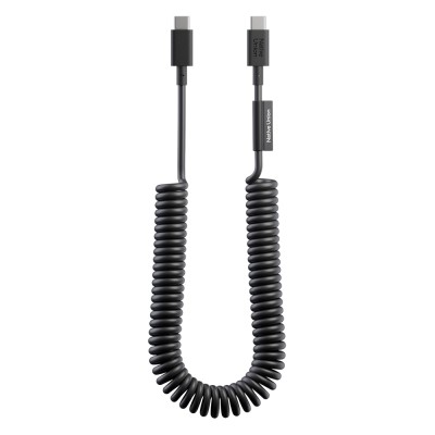 Native Union POP Serisi Type-C to Type-C Spiralli Şarj Kablosu 60W 2.4M - 3