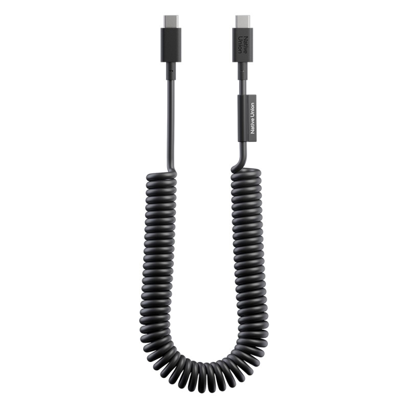 Native Union POP Serisi Type-C to Type-C Spiralli Şarj Kablosu 60W 2.4M - 3