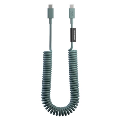 Native Union POP Serisi Type-C to Type-C Spiralli Şarj Kablosu 60W 2.4M - 4