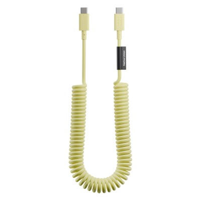 Native Union POP Serisi Type-C to Type-C Spiralli Şarj Kablosu 60W 2.4M - 5
