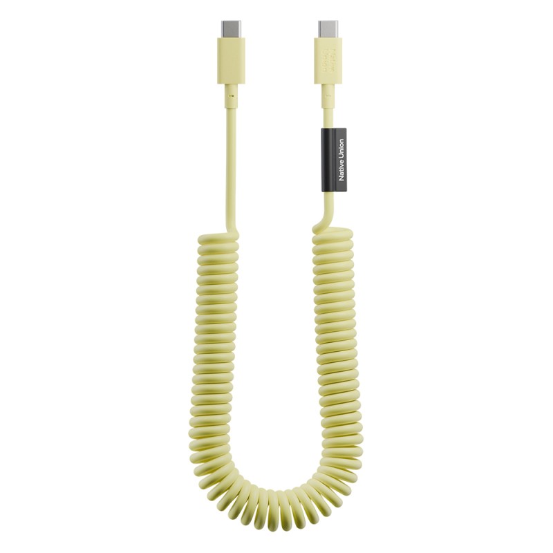 Native Union POP Serisi Type-C to Type-C Spiralli Şarj Kablosu 60W 2.4M - 5