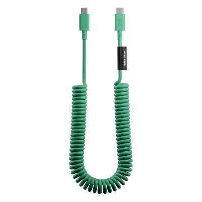 Native Union POP Serisi Type-C to Type-C Spiralli Şarj Kablosu 60W 2.4M - 7