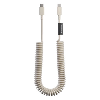 Native Union POP Serisi Type-C to Type-C Spiralli Şarj Kablosu 60W 2.4M - 8