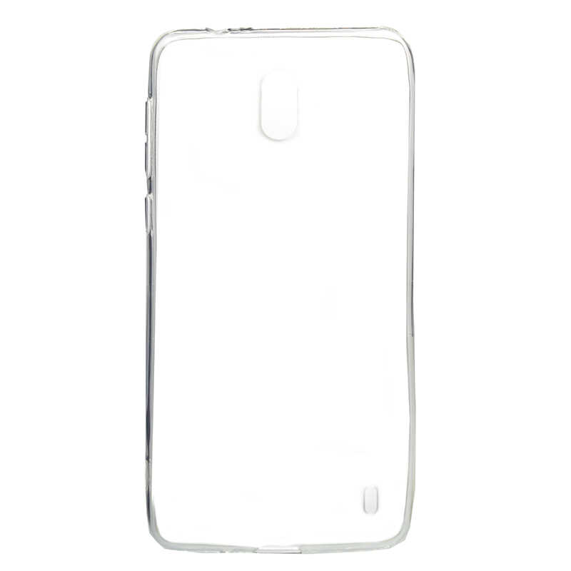 Nokia 2 Kılıf Zore Süper Silikon Kapak - Renksiz