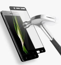 Nokia 3 Zore Ekranı Tam Kaplayan Düz Cam Koruyucu - Zore