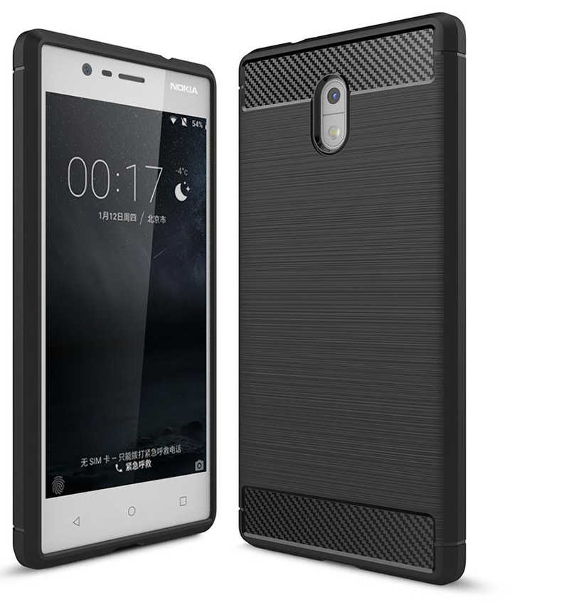 Nokia 3 Kılıf Zore Room Silikon Kapak - Siyah