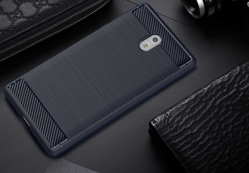 Nokia 3 Kılıf Zore Room Silikon Kapak - Lacivert