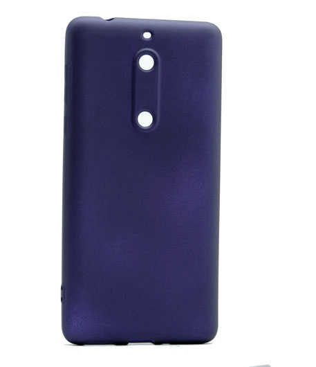 Nokia 5 Kılıf Zore Premier Silikon Kapak - Lacivert