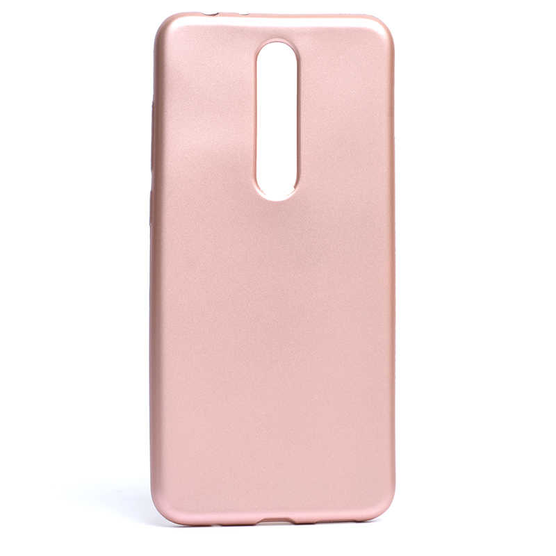 Nokia 5.1 Plus Kılıf Zore Premier Silikon Kapak - Rose Gold