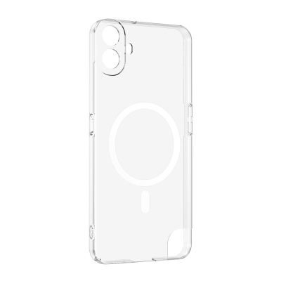 Nothing CMF Phone 1 Kamera Korumalı M-Safe Şarj Özellikli Şeffaf Zore London Sert PC Kapak - 2