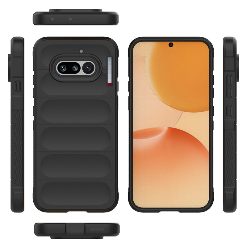 Nothing Phone 4A Case Flexible TPU Hollow Back Design Zore Ethnic Silicone Cover - 14