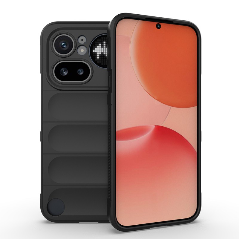 Nothing Phone 4A Pro Case Flexible TPU Hollow Back Design Zore Ethnic Silicone Cover - 1