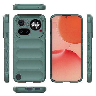 Nothing Phone 4A Pro Case Flexible TPU Hollow Back Design Zore Ethnic Silicone Cover - 27