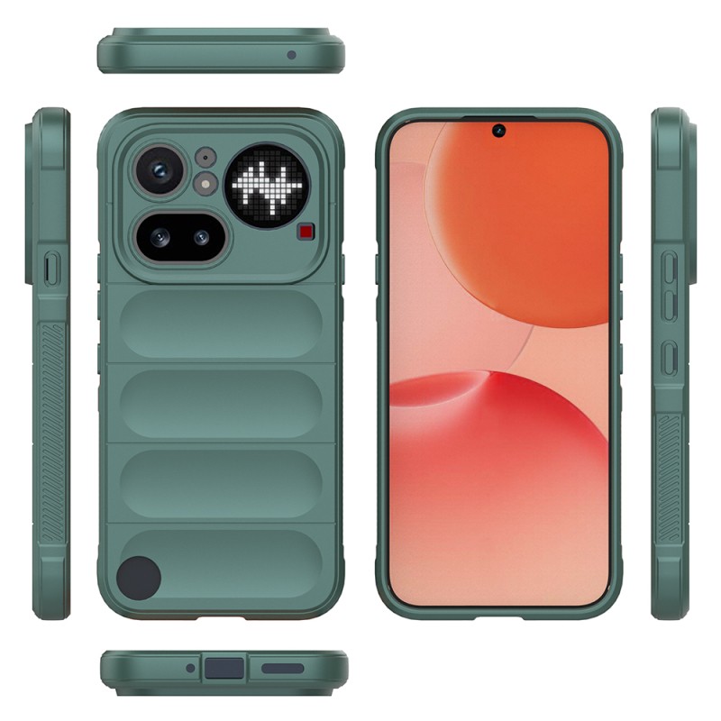 Nothing Phone 4A Pro Case Flexible TPU Hollow Back Design Zore Ethnic Silicone Cover - 27