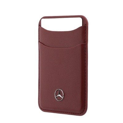 Officially Licensed Mercedes-Benz New Generation Leather Magnetic Card Holder with Metal Logo and 2 Slots - 8