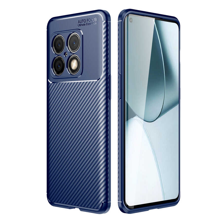 One Plus 10 Pro Kılıf Zore Negro Silikon Kapak - Lacivert