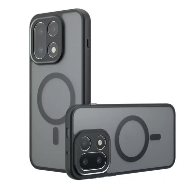 One Plus 15 5G Kılıf M-Safe Şarj Özellikli Kamera Korumalı Zore Lunex Kapak - Zore