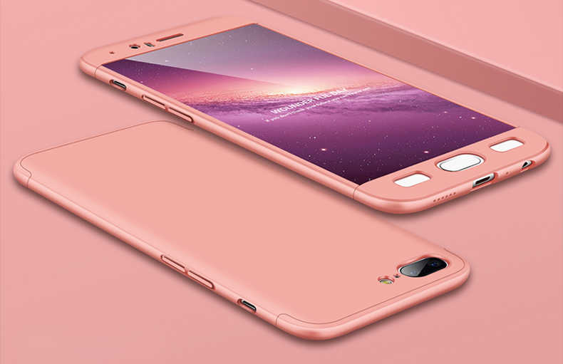 One Plus 5 Kılıf Zore Ays Kapak - Rose Gold